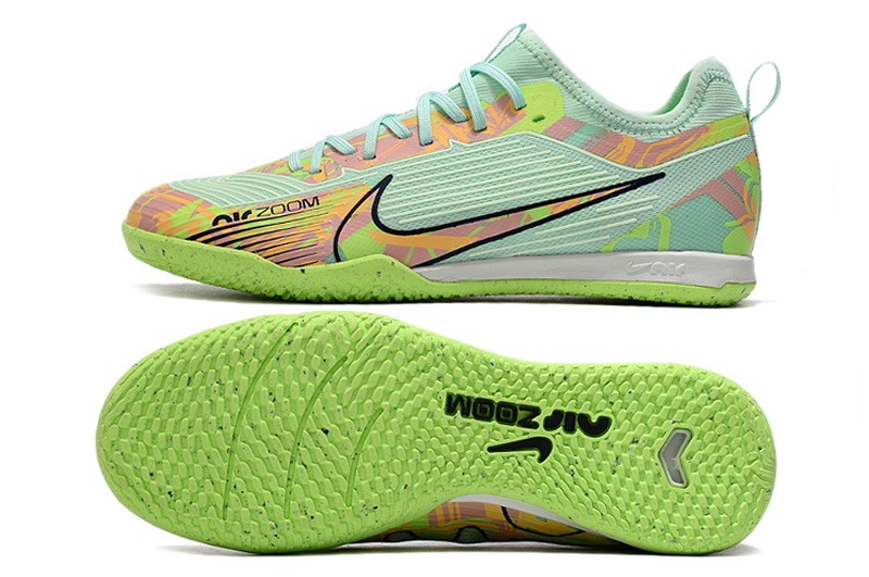 Nike Air Zoom Mercurial Vapor 15 Pro IC Bonded Pack - Barely Green/Blackened Blue/Total Orange