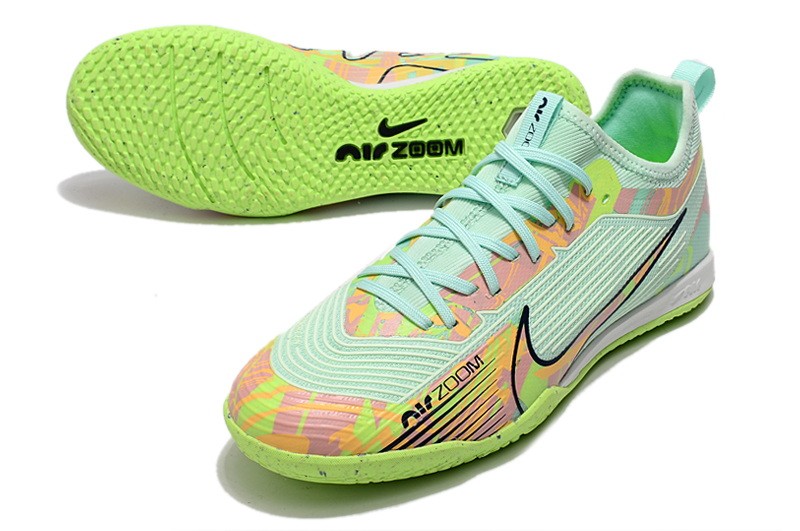 Nike Air Zoom Mercurial Vapor 15 Pro IC Bonded Pack - Barely Green/Blackened Blue/Total Orange