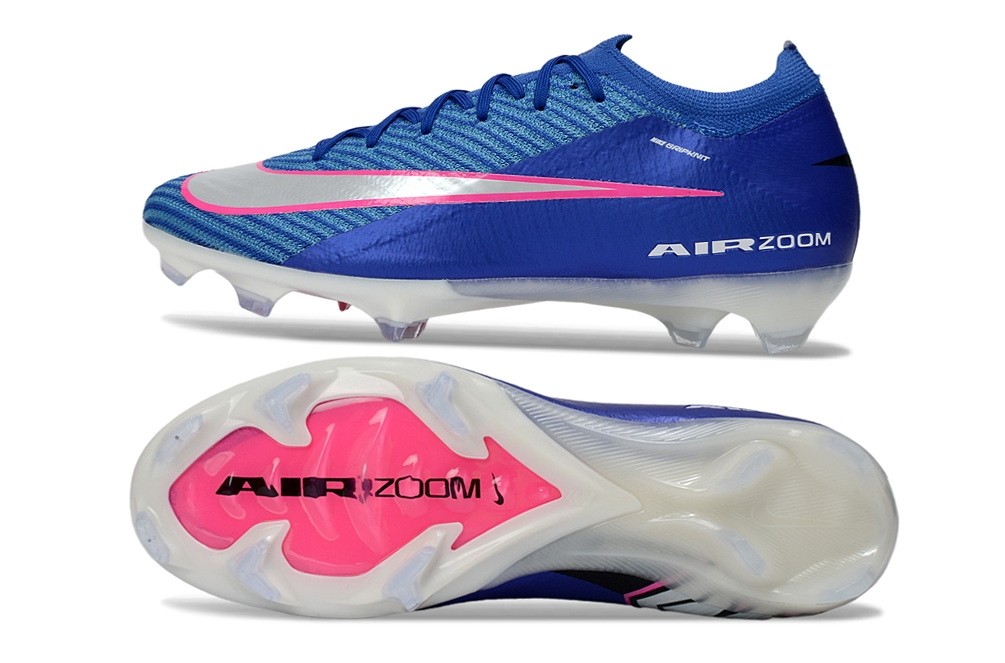 Nike Zoom Mercurial Vapor 16 Elite FG Attack Pack - Racer Blue/White/Pink