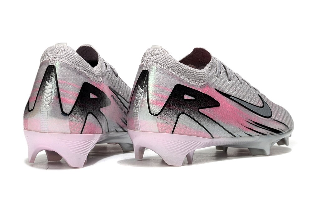 Nike Zoom Mercurial Vapor 16 Elite FG Cleats - Silver/Pink 