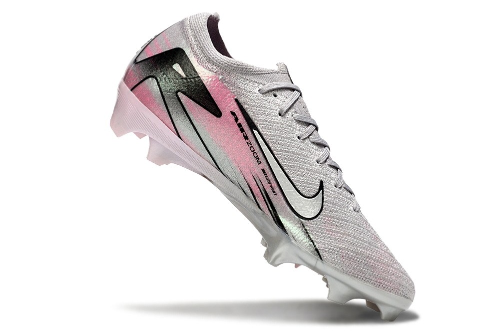 Nike Zoom Mercurial Vapor 16 Elite FG Cleats - Silver/Pink 