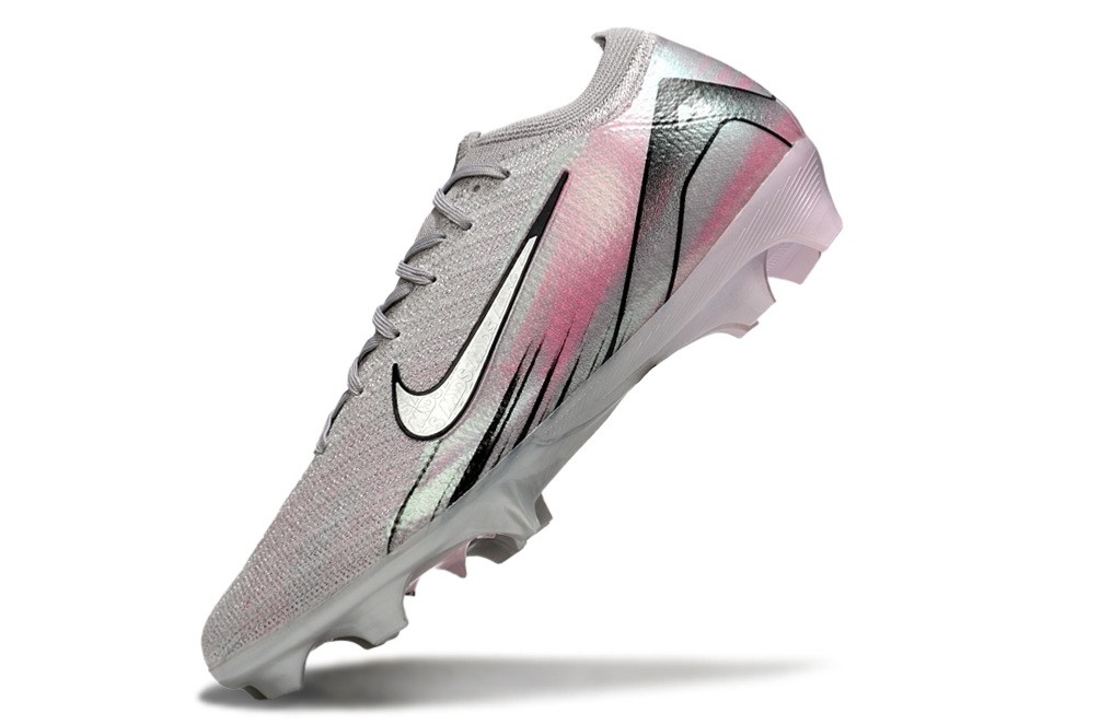 Nike Zoom Mercurial Vapor 16 Elite FG Cleats - Silver/Pink 