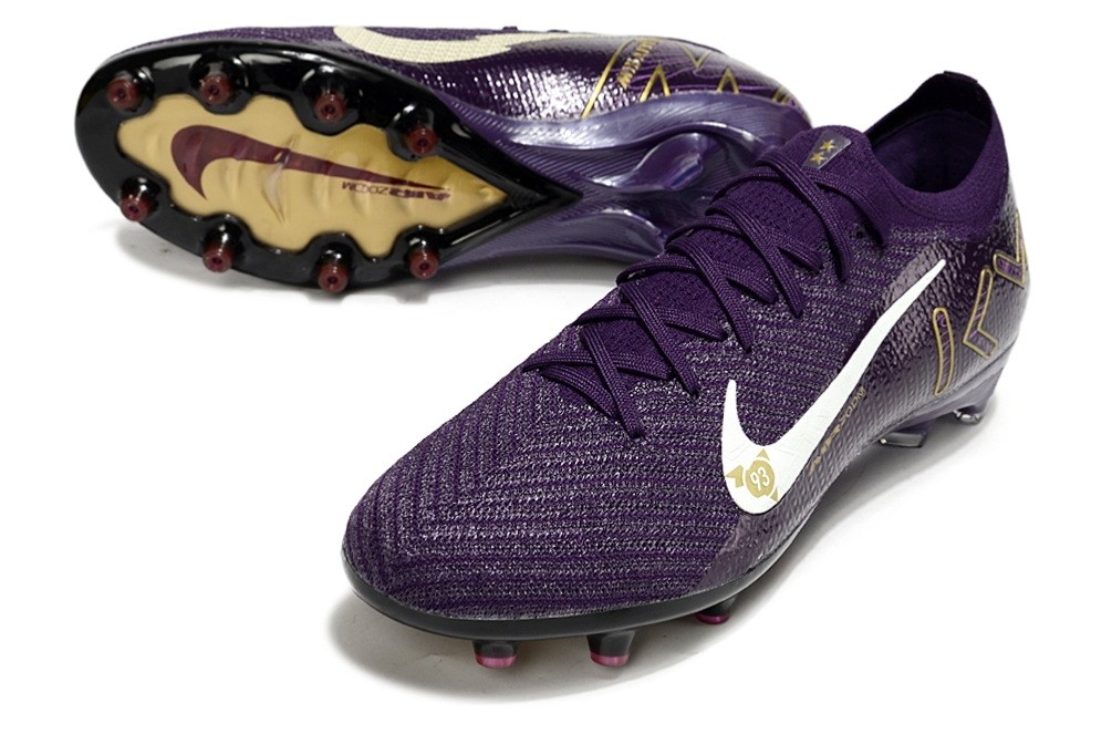 Nike Zoom Mercurial Vapor 16 Elite Mbappe AG Artificial Grass - Purple/Gold