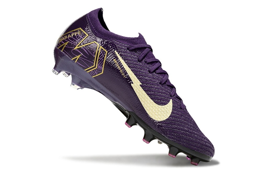 Nike Zoom Mercurial Vapor 16 Elite Mbappe AG Artificial Grass - Purple/Gold