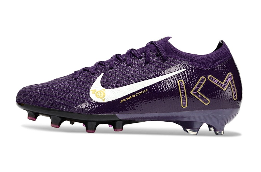 Nike Zoom Mercurial Vapor 16 Elite Mbappe AG Artificial Grass - Purple/Gold