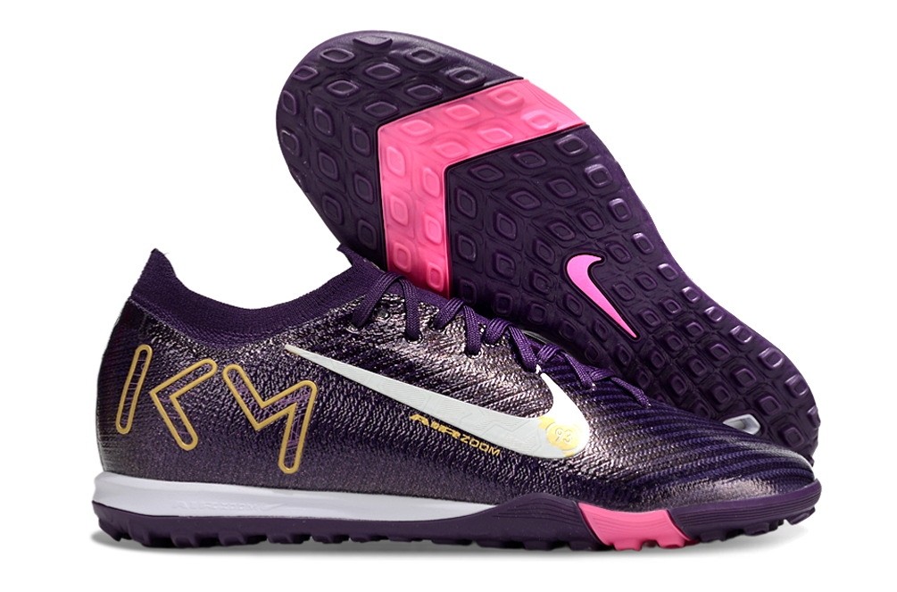 Nike Zoom Mercurial Vapor 16 KM Mbappe Pro TF - Purple/Gold