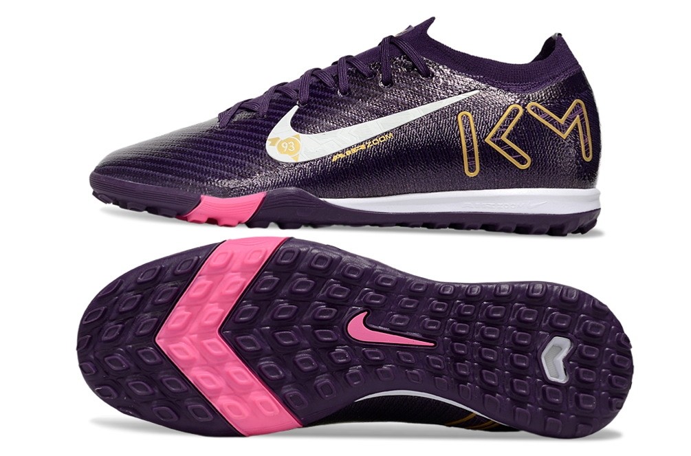 Nike Zoom Mercurial Vapor 16 KM Mbappe Pro TF - Purple/Gold