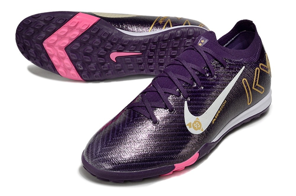 Nike Zoom Mercurial Vapor 16 KM Mbappe Pro TF - Purple/Gold