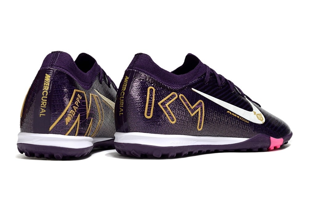 Nike Zoom Mercurial Vapor 16 KM Mbappe Pro TF - Purple/Gold