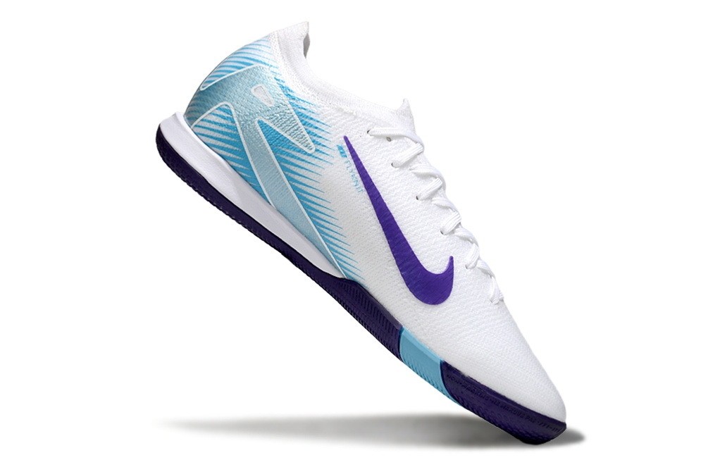Nike Zoom Mercurial Vapor 16 LV8 Low Top Indoor IC - White/Purple/Blue