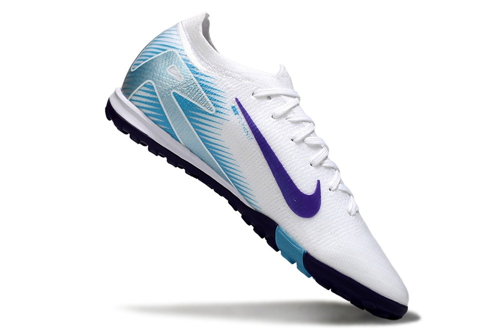 Nike Zoom Mercurial Vapor 16 LV8 Pro TF Turf Cleats - White/Purple/Blue