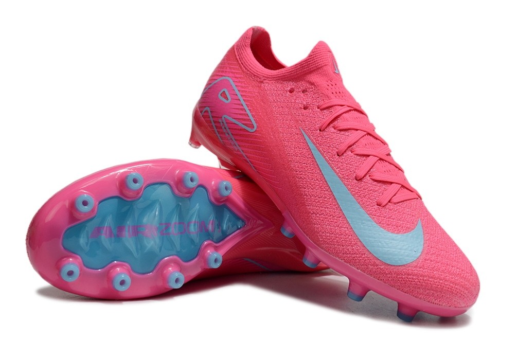Nike Zoom Mercurial Vapor 16 Mad Energy Elite AG Cleats - Red/Aurora Green