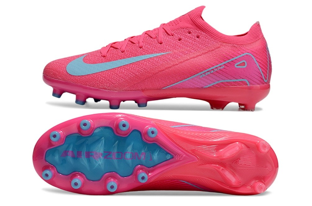 Nike Zoom Mercurial Vapor 16 Mad Energy Elite AG Cleats - Red/Aurora Green