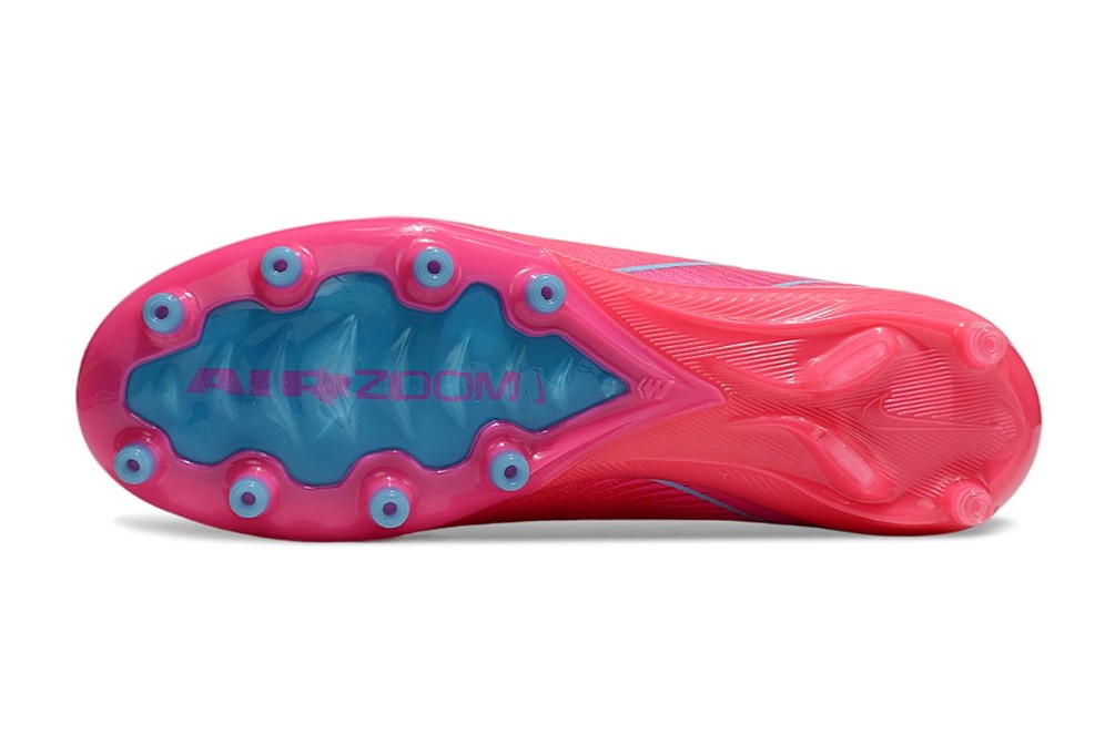 Nike Zoom Mercurial Vapor 16 Mad Energy Elite AG Cleats - Red/Aurora Green