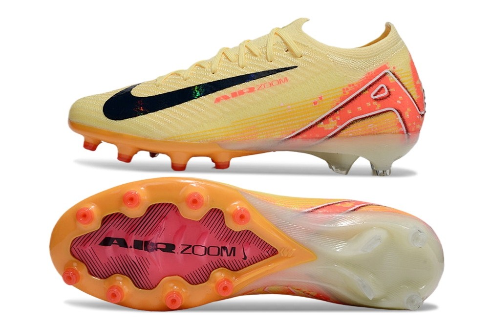 Nike Zoom Mercurial Vapor 16 Mbappe Elite AG Artificial Grass - Orange/Navy