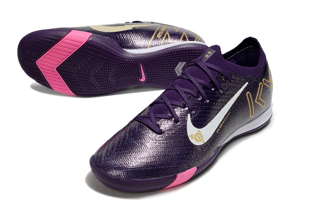 Nike Zoom Mercurial Vapor 16 Mbappe Indoor IC - Purple/White