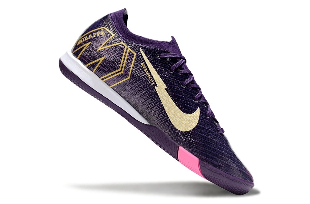Nike Zoom Mercurial Vapor 16 Mbappe Indoor IC - Purple/White
