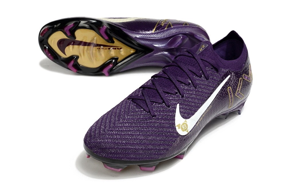 Nike Zoom Mercurial Vapor 16 Mbappe KM Elite FG - Grand Purple/Gold