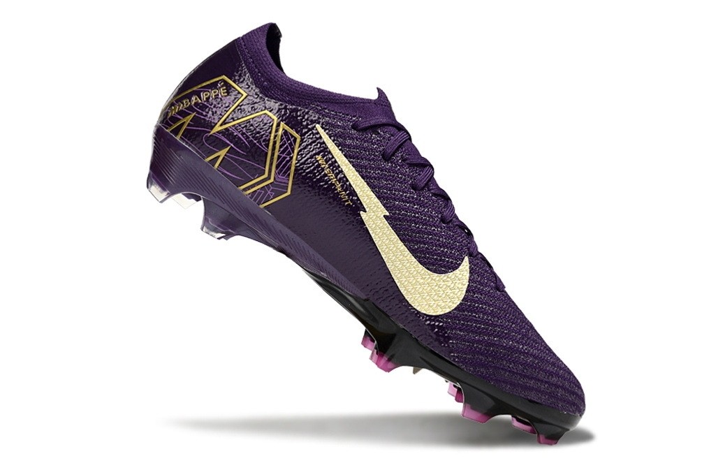 Nike Zoom Mercurial Vapor 16 Mbappe KM Elite FG - Grand Purple/Gold