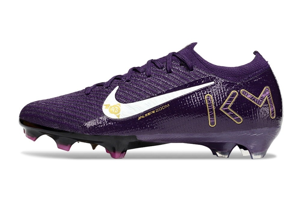 Nike Zoom Mercurial Vapor 16 Mbappe KM Elite FG - Grand Purple/Gold