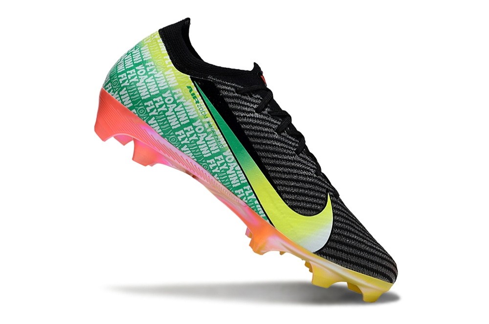 Nike Zoom Mercurial Vapor 16 Vini Jr. Elite FG Soccer Cleats - Black/Dynamic Yellow