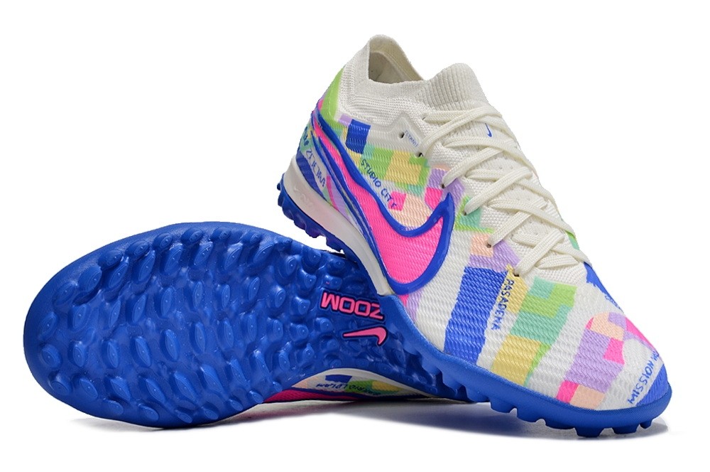 Nike Zoom Mercurial Vapor Elite TF Turf So Cal Disruption - White/Multicolor