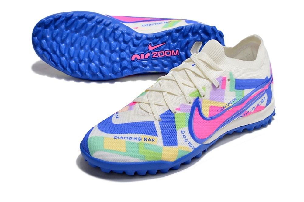 Nike Zoom Mercurial Vapor Elite TF Turf So Cal Disruption - White/Multicolor