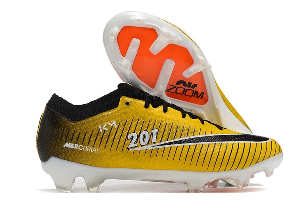 Nike Air Zoom Mercurial Mbappe 201 Vapor 15 Elite FG - Orange/White/Black
