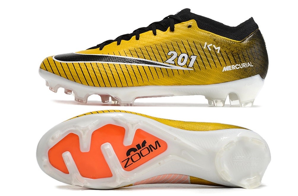 Nike Air Zoom Mercurial Mbappe 201 Vapor 15 Elite FG - Orange/White/Black