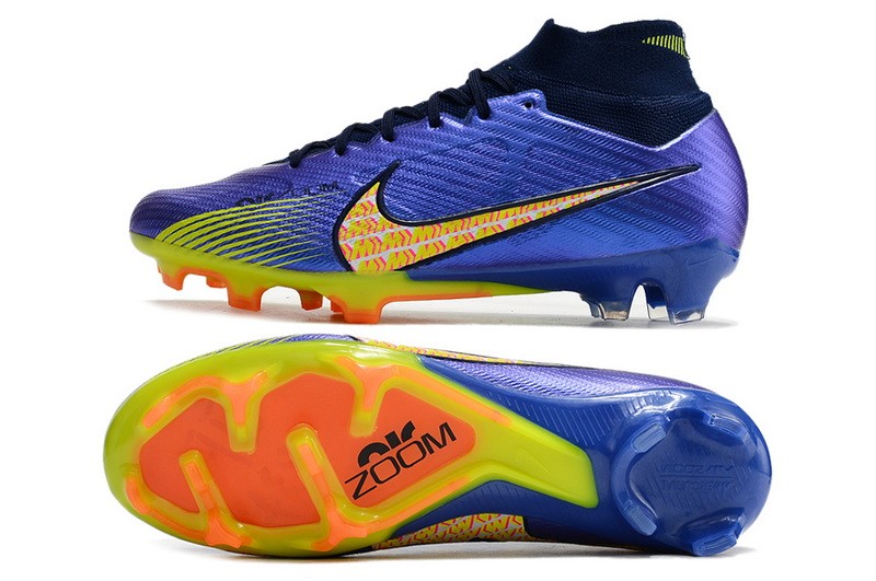 Nike Air Zoom Mercurial Superfly 9 Elite FG - Blue/Black/Yellow