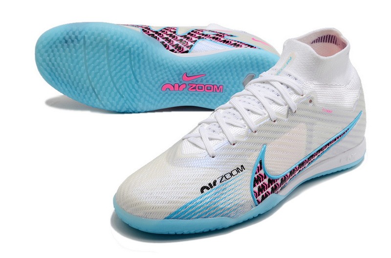 Nike Air Zoom Mercurial Superfly 9 Elite IC Blast - White/Pink Blast