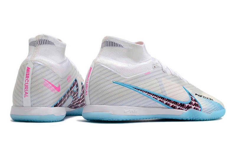 Nike Air Zoom Mercurial Superfly 9 Elite IC Blast - White/Pink Blast