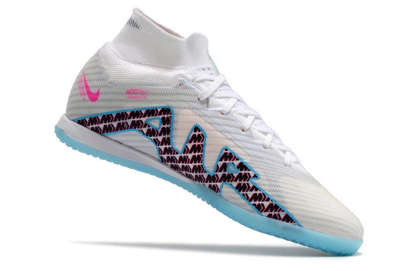Nike Air Zoom Mercurial Superfly 9 Elite IC Blast - White/Pink Blast
