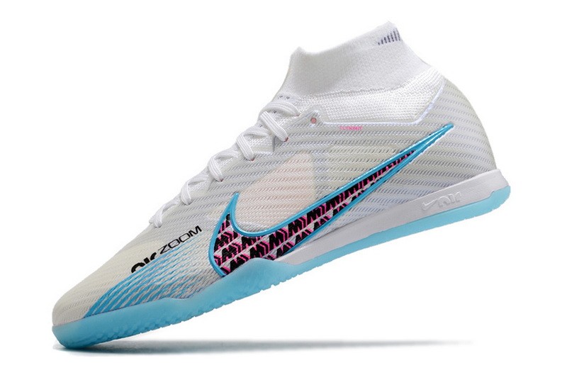 Nike Air Zoom Mercurial Superfly 9 Elite IC Blast - White/Pink Blast