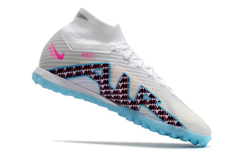 Nike Air Zoom Mercurial Superfly 9 Elite Turf Blast - White/Baltic Blue/Pink Blast