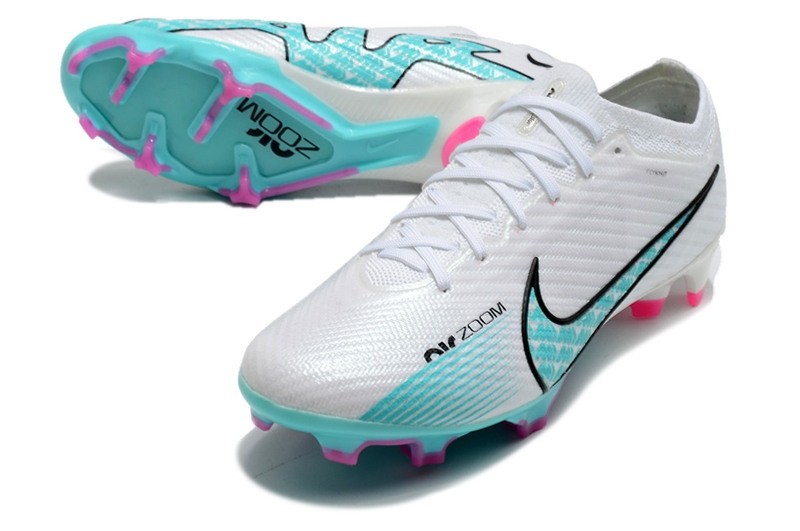 Nike Air Zoom Mercurial Vapor 15 Elite FG - White/Blue/Laser Pink