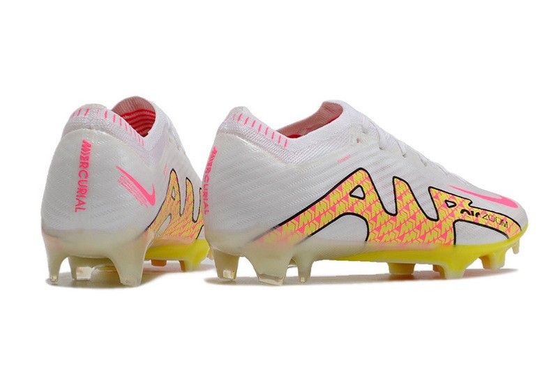 Nike Air Zoom Mercurial Vapor 15 Elite FG - White/Pink/Yellow