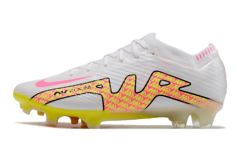 Nike Air Zoom Mercurial Vapor 15 Elite FG - White/Pink/Yellow