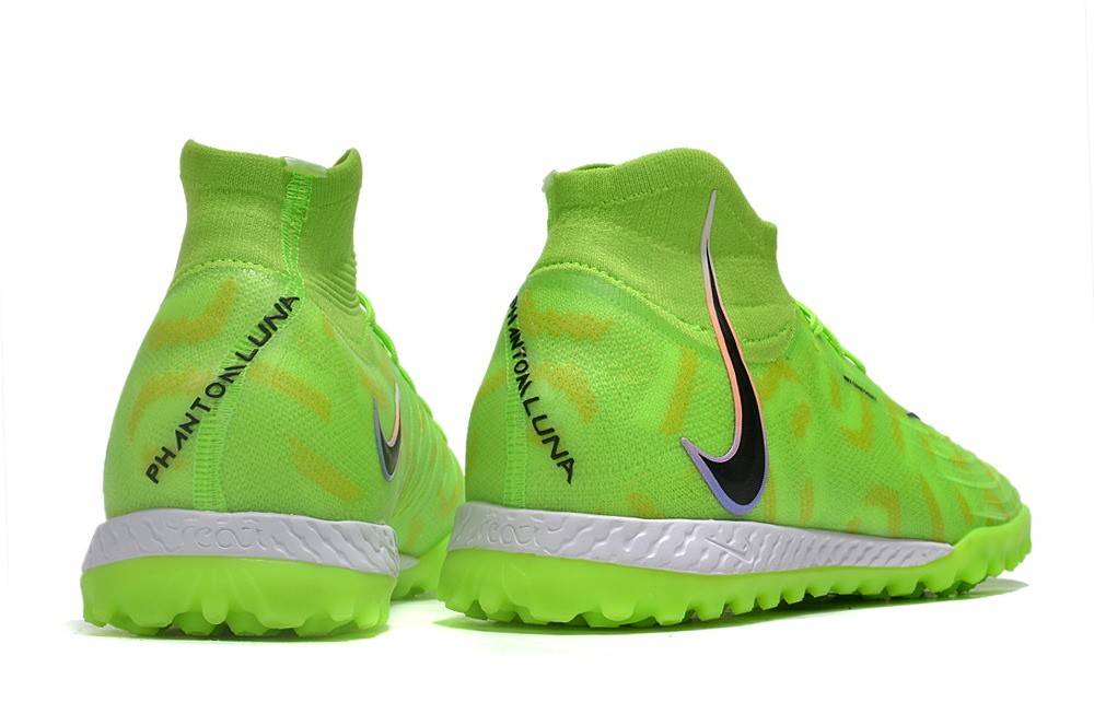 Nike By You Custom Phantom Luna Elite TF Turf - Green/Black