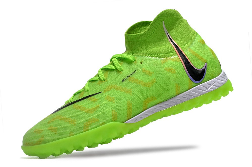 Nike By You Custom Phantom Luna Elite TF Turf - Green/Black