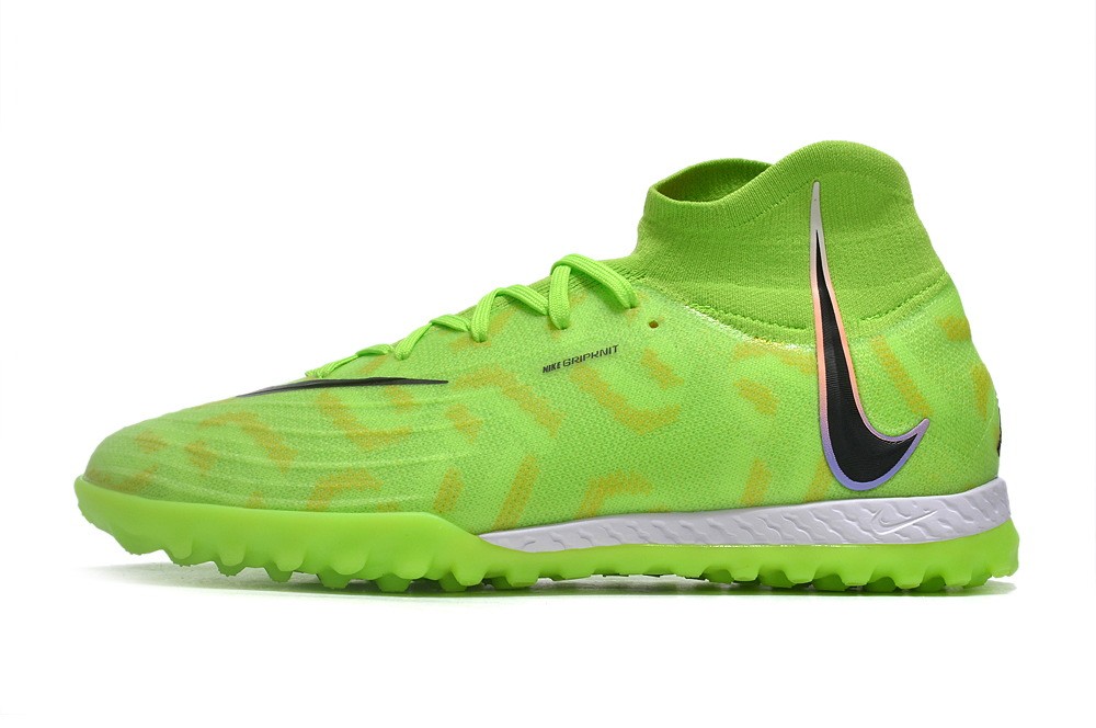 Nike By You Custom Phantom Luna Elite TF Turf - Green/Black
