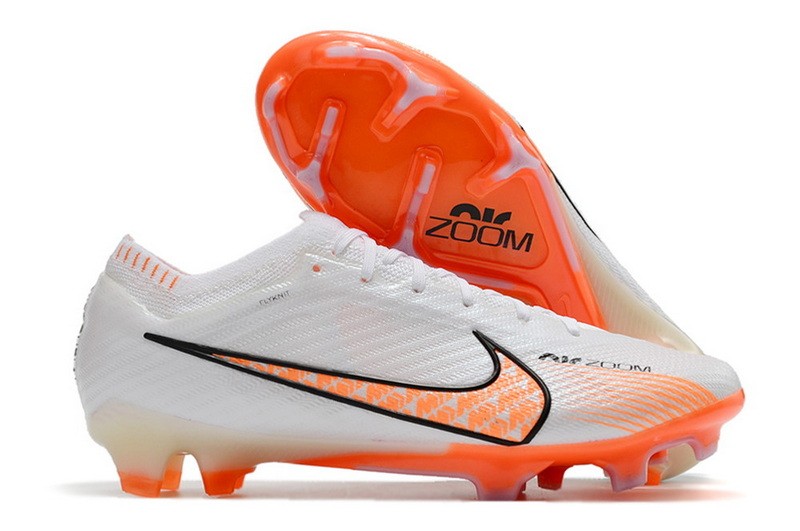 Nike Air Zoom Mercurial Vapor 15 Elite FG - White/Orange