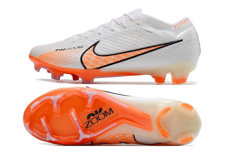 Nike Air Zoom Mercurial Vapor 15 Elite FG - White/Orange