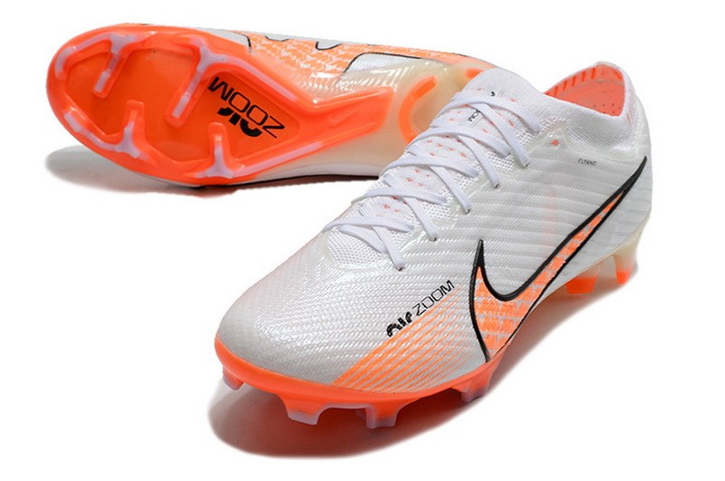 Nike Air Zoom Mercurial Vapor 15 Elite FG - White/Orange