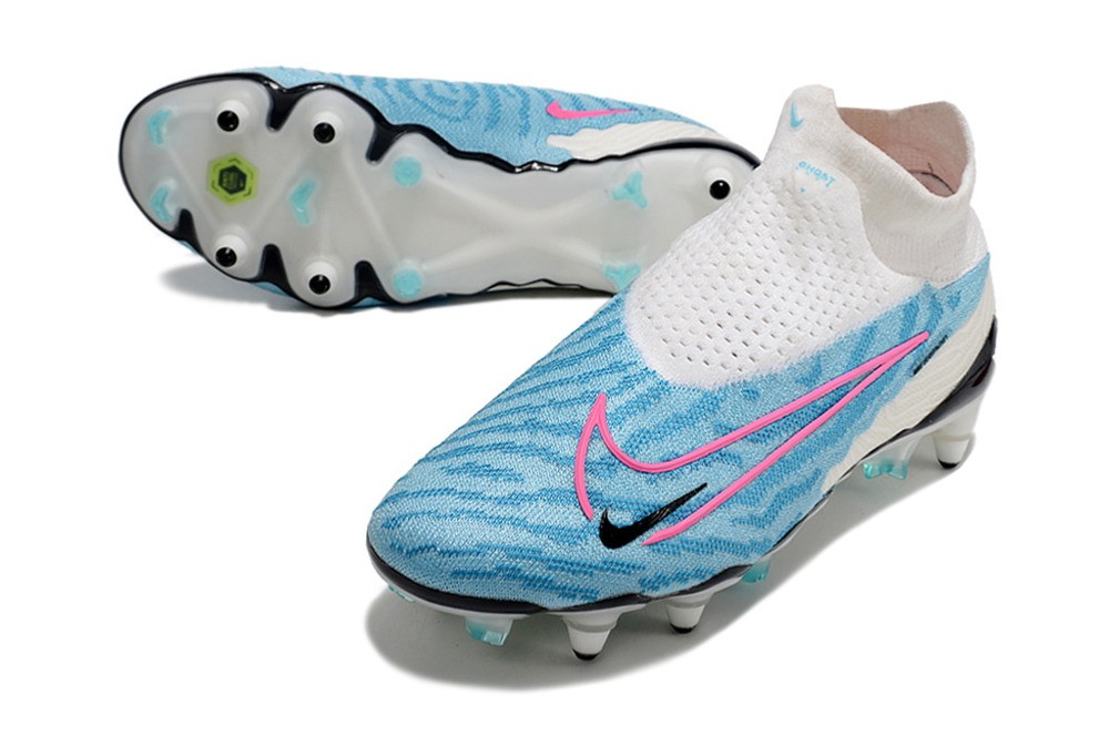 Nike Gripknit GX Elite DF SG-PRO Anti Clog Blast - Baltic Blue/Pink/White