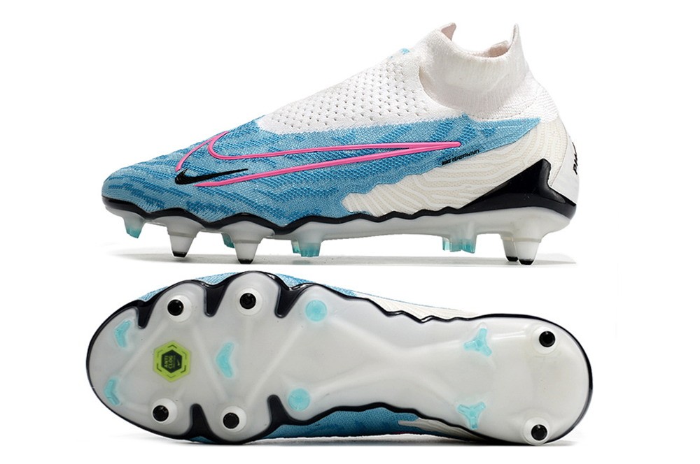 Nike Gripknit GX Elite DF SG-PRO Anti Clog Blast - Baltic Blue/Pink/White
