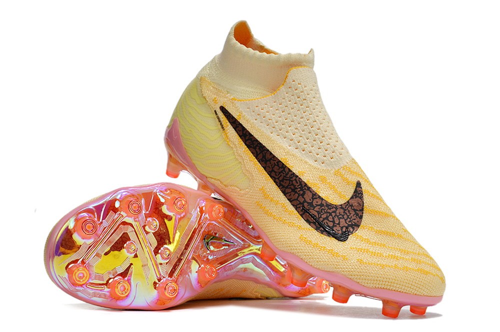 Nike GripKnit Phantom GX Elite DF AG-Pro Blaze - Citron Tint/Burgundy Crush