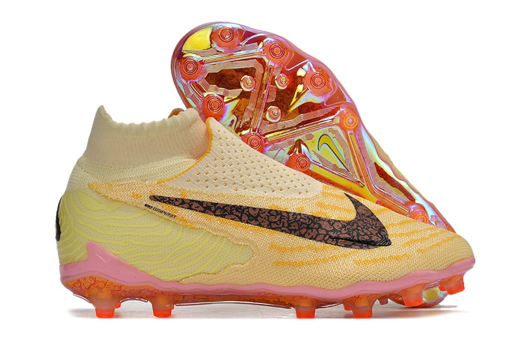 Nike GripKnit Phantom GX Elite DF AG-Pro Blaze - Citron Tint/Burgundy Crush