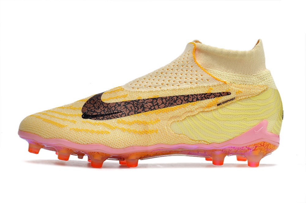 Nike GripKnit Phantom GX Elite DF AG-Pro Blaze - Citron Tint/Burgundy Crush