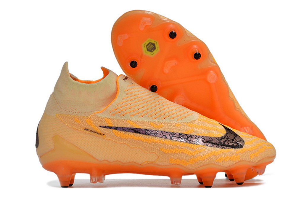 Nike GripKnit Phantom GX Elite DF SG-PRO Anti Clog Blaze - Citron Tint/Burgundy Crush